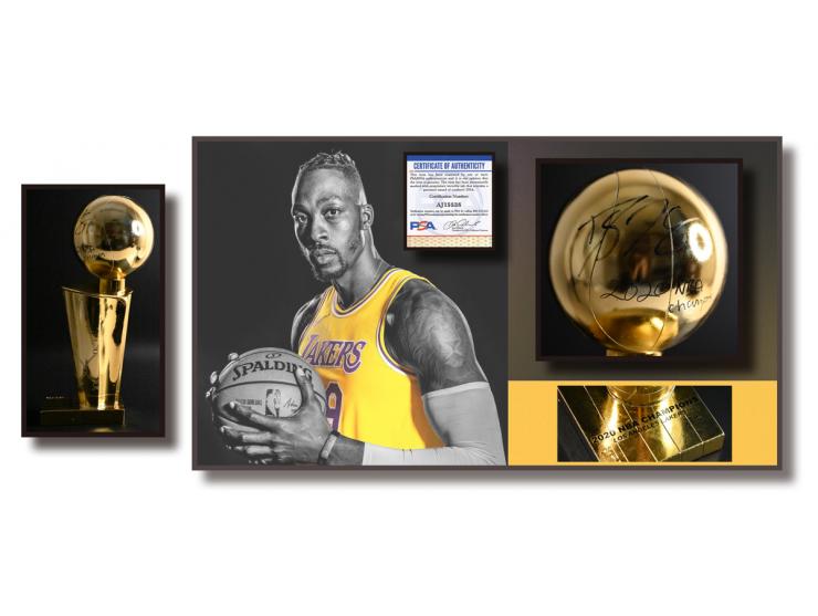 Trophy Height / weight : 12 inch / around 1.5 pounds (could be used as a paperweight), Dwight Howard - NBA Hall of Fame 2025,