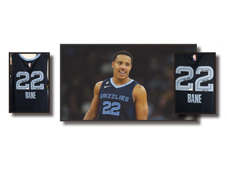 JSA LOA. Desmond Bane is currently with the Memphis Grizzlies, recognized for his shooting ability and role in the NBA. He wa