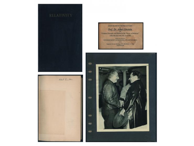 New York: Peter Smith, [1931]. Reprint. Signed and by the author. 168 pages. Reserved in nice condition. Plus an admission ti