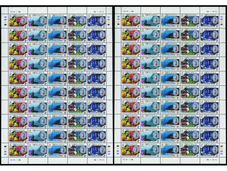 stamps mostly in complete sheets. All mint. Large quantity. Please view.