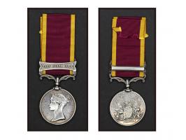 with clasp Taku Forts 1860, and ribbon. Rare historical item.