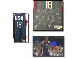 The jersey features 22 autographs of the NBA stars, and the JSA has verified and confirmed the signatures of 12 stars (with L