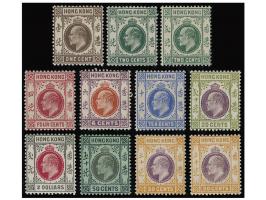 plus a 1904 6c, all MH with light toning. VF-F.